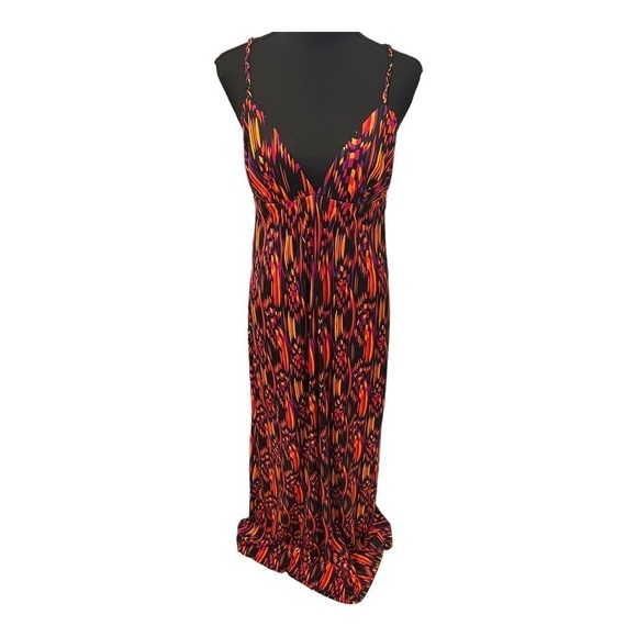 Julie Brown Olivia Silk Maxi Dress Large NWT - Picture 1 of 10